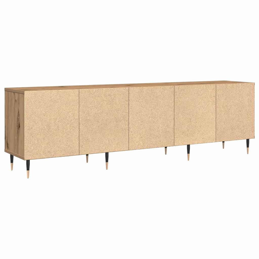 TV-Schränk Eiche handwerklich 150 x 30 x 44.5 cm Holzwerkstoff